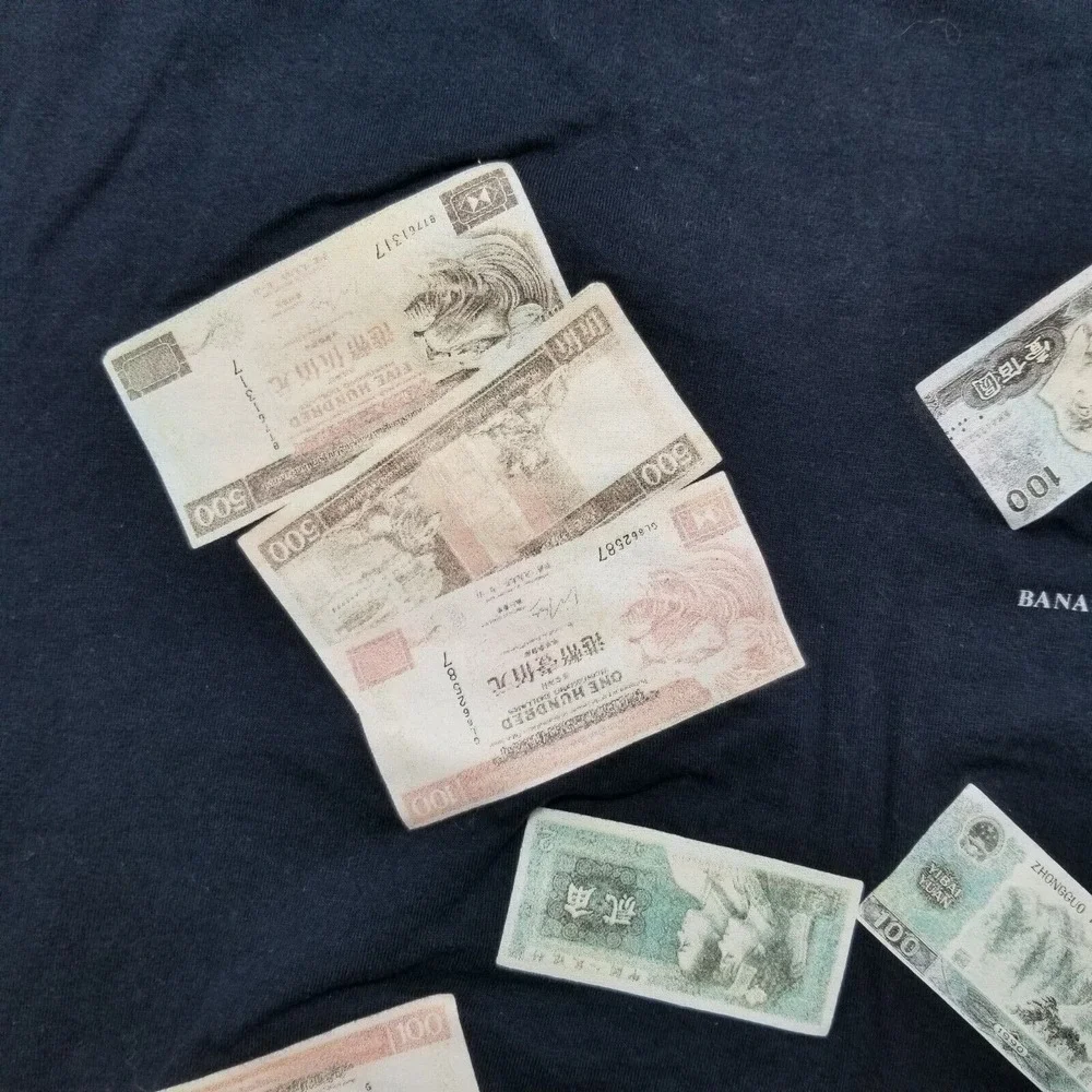 Banana Republic Shirt Mens Large‎ Blue Short Sleeve Crew Neck